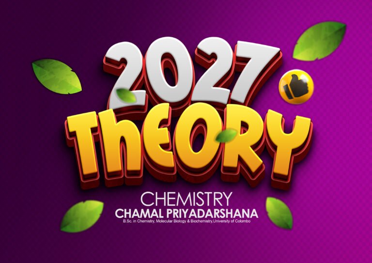Chemistry 2027 A/L (Theory)